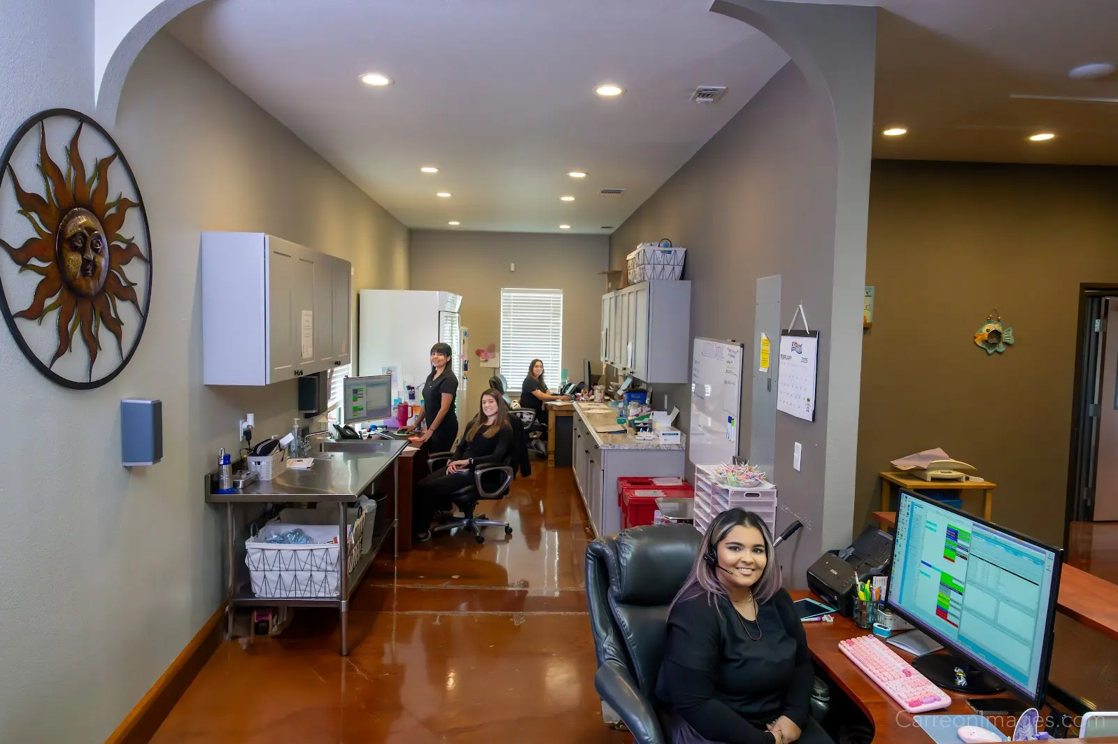 Smiling staff at River Valley Pediatrics